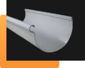 Half-Round Rain Gutters