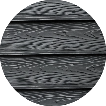 Circular image of fiber cement siding