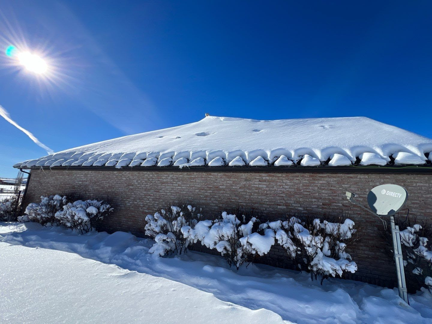 Heat Cables with snow on roof